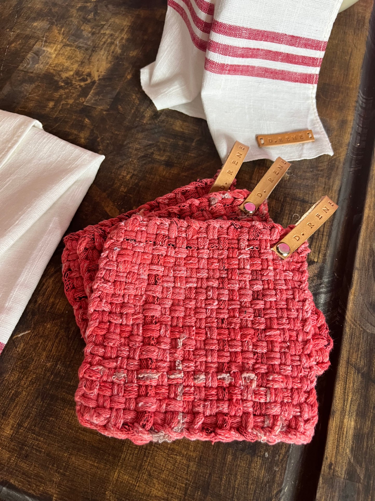 Cotton Hand-Loomed Pot Holder